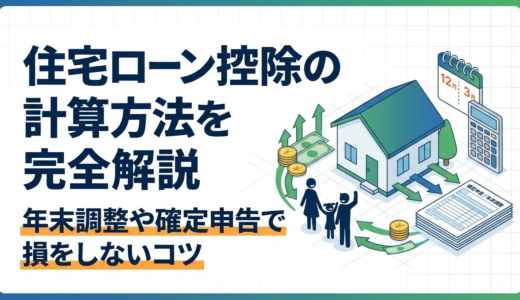 住宅ローン控除の計算方法を完全解説｜年末調整や確定申告で損をしないコツ