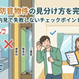賃貸の防音物件の見分け方を完全解説｜内見で失敗しないチェックポイント