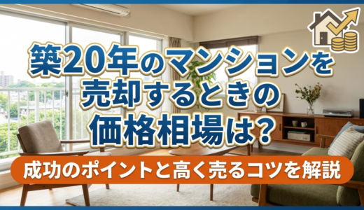 築20年のマンションを売却するときの価格相場は？成功のポイントと高く売るコツを解説