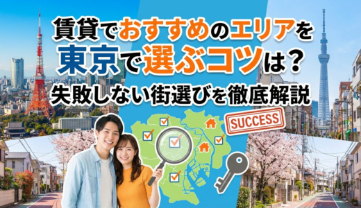 賃貸でおすすめのエリアを東京で選ぶコツは？失敗しない街選びを徹底解説
