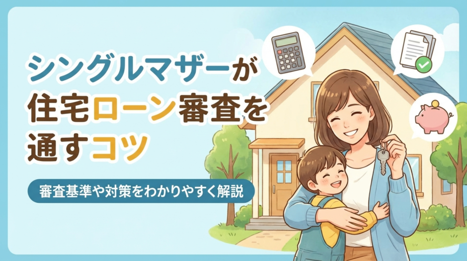 シングルマザーが住宅ローンの審査を通すコツとは？審査基準や対策をわかりやすく解説