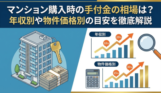 マンション購入時の手付金の相場は？年収別や物件価格別の目安を徹底解説