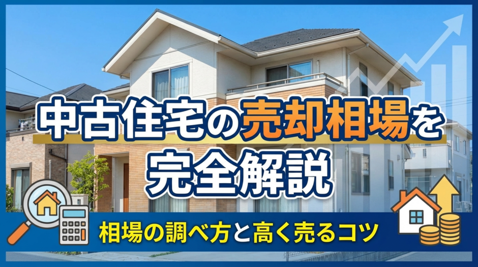 中古住宅の売却相場を完全解説｜相場の調べ方と高く売るコツ