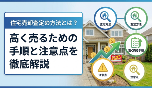 住宅の売却査定の方法とは？高く売るための手順と注意点を徹底解説