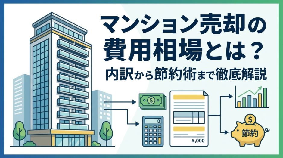 マンション売却の費用相場とは？内訳から節約術まで徹底解説