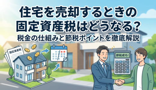 住宅を売却するときの固定資産税はどうなる？税金の仕組みと節税ポイントを徹底解説
