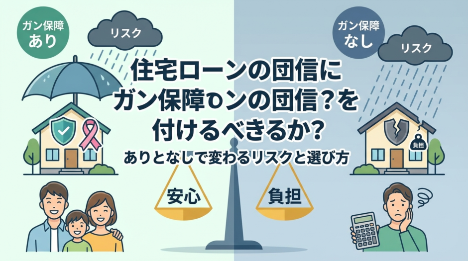 住宅ローンの団信にガン保障を付けるべきか？ありとなしで変わるリスクと選び方