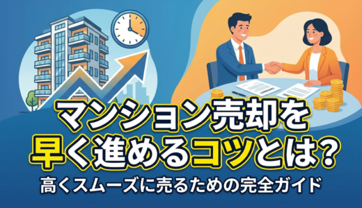マンション売却を早く進めるコツとは？高くスムーズに売るための完全ガイド