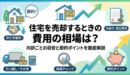 住宅を売却するときの費用の相場は？内訳ごとの目安と節約ポイントを徹底解説