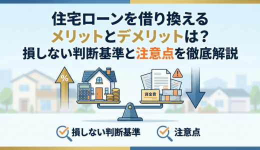 住宅ローンを借り換えるメリットとデメリットは？損しない判断基準と注意点を徹底解説