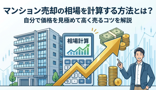 マンション売却の相場を計算する方法とは？自分で価格を見極めて高く売るコツを解説