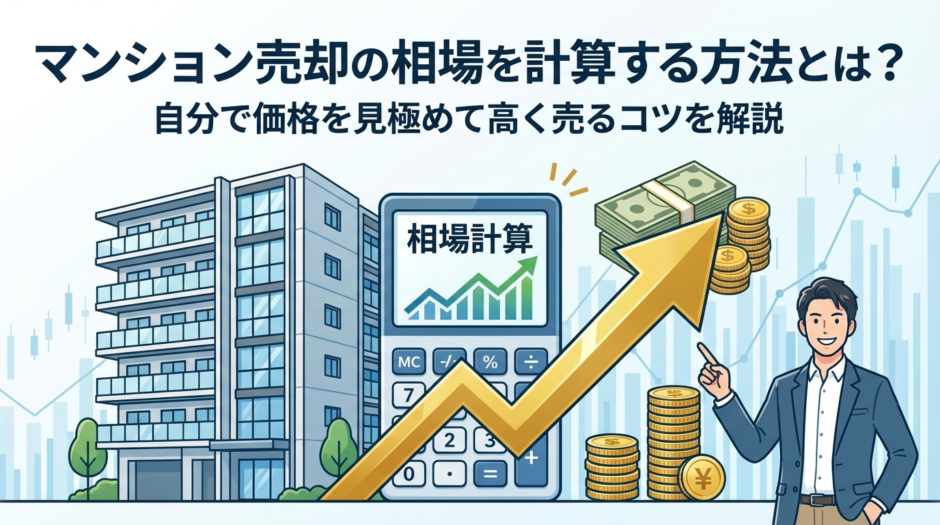 マンション売却の相場を計算する方法とは？自分で価格を見極めて高く売るコツを解説