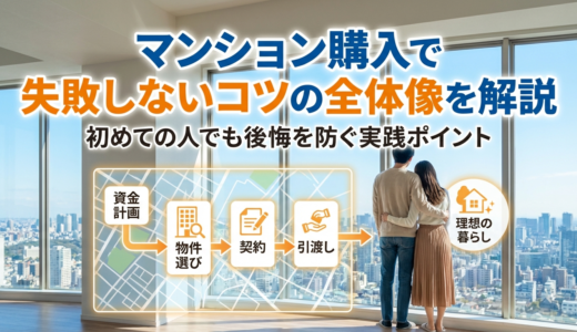 マンション購入で失敗しないコツの全体像を解説｜初めての人でも後悔を防ぐ実践ポイント