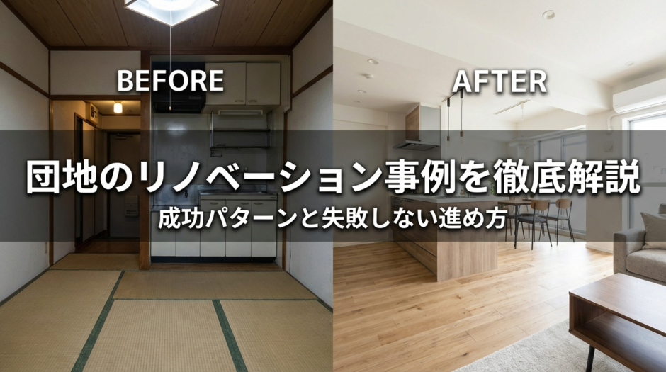 団地のリノベーション事例を徹底解説｜成功パターンと失敗しない進め方