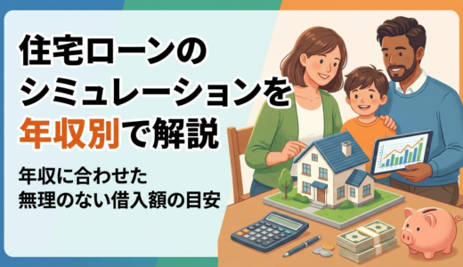 住宅ローンのシミュレーションを年収別で解説｜年収に合わせた無理のない借入額の目安