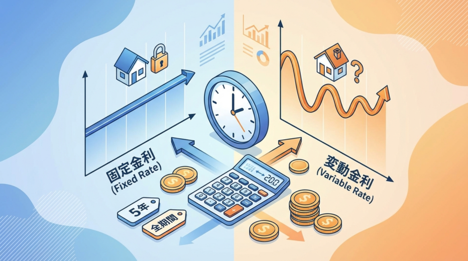 住宅ローンの固定金利のおすすめ期間は？金利タイプ別の選び方とシミュレーション